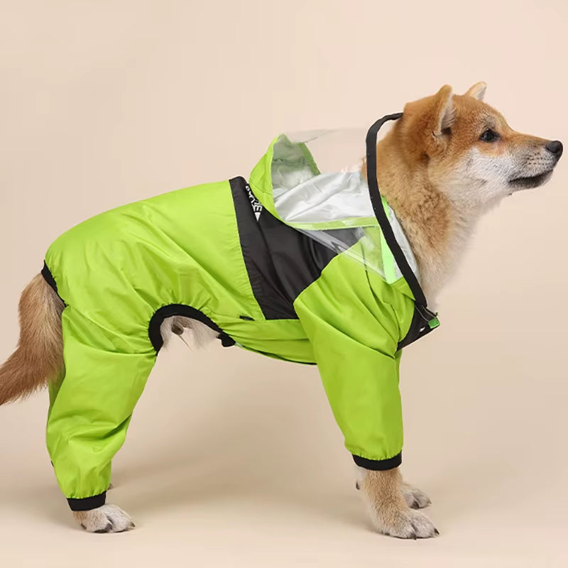 Stylish and Functional Waterproof Raincoat for Dogs