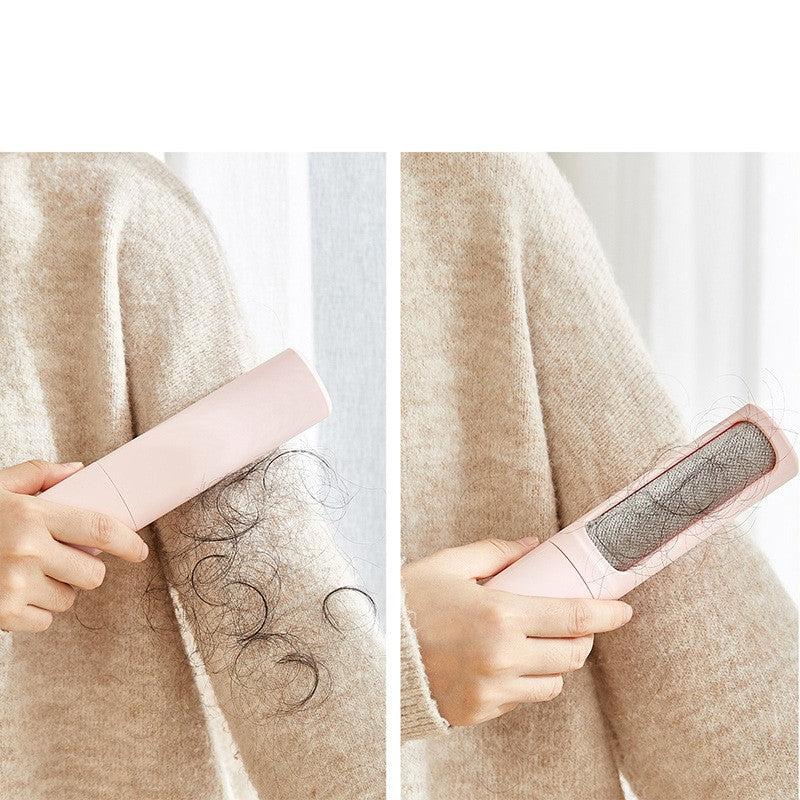 Effortless 2-in-1 Reusable Pet Hair Remover Brush for a Fur-Free Home