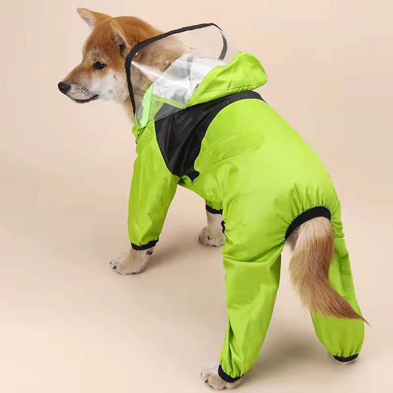 Stylish and Functional Waterproof Raincoat for Dogs
