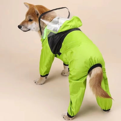 Stylish and Functional Waterproof Raincoat for Dogs