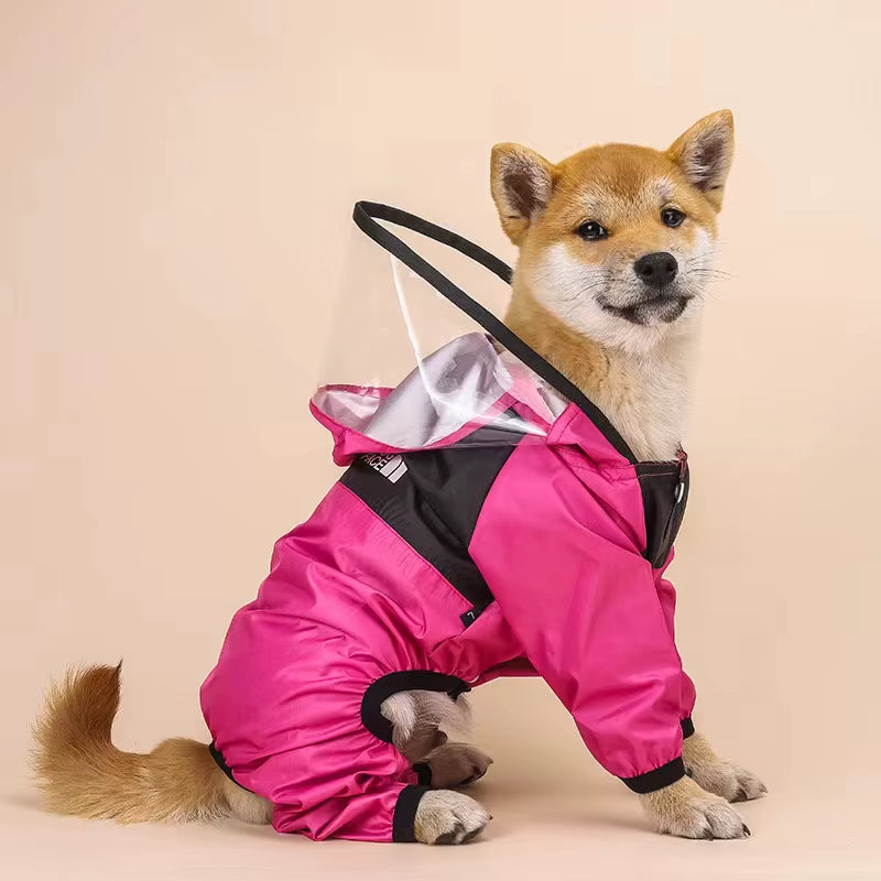 Stylish and Functional Waterproof Raincoat for Dogs