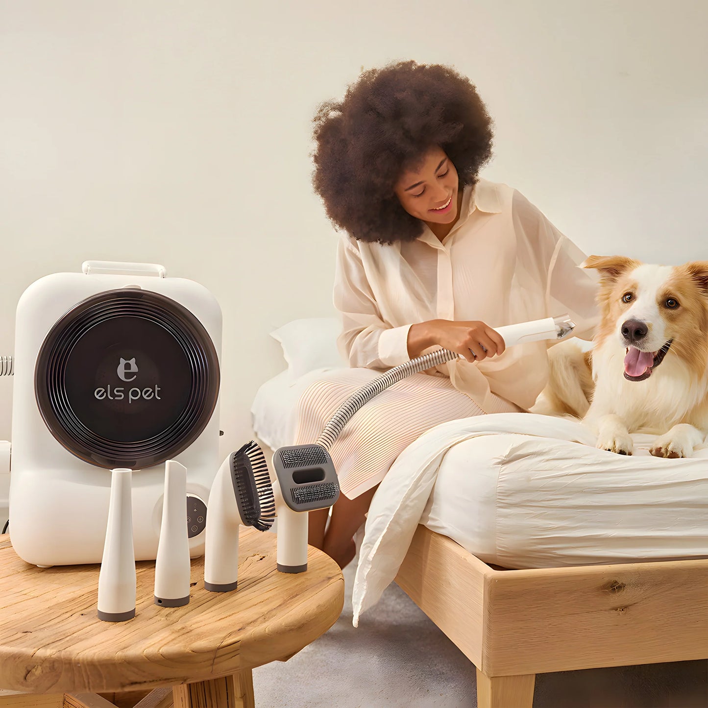 Revolutionize Your Pet Grooming with the Els Pet Groomdora 5-In-1 Grooming Vacuum Kit