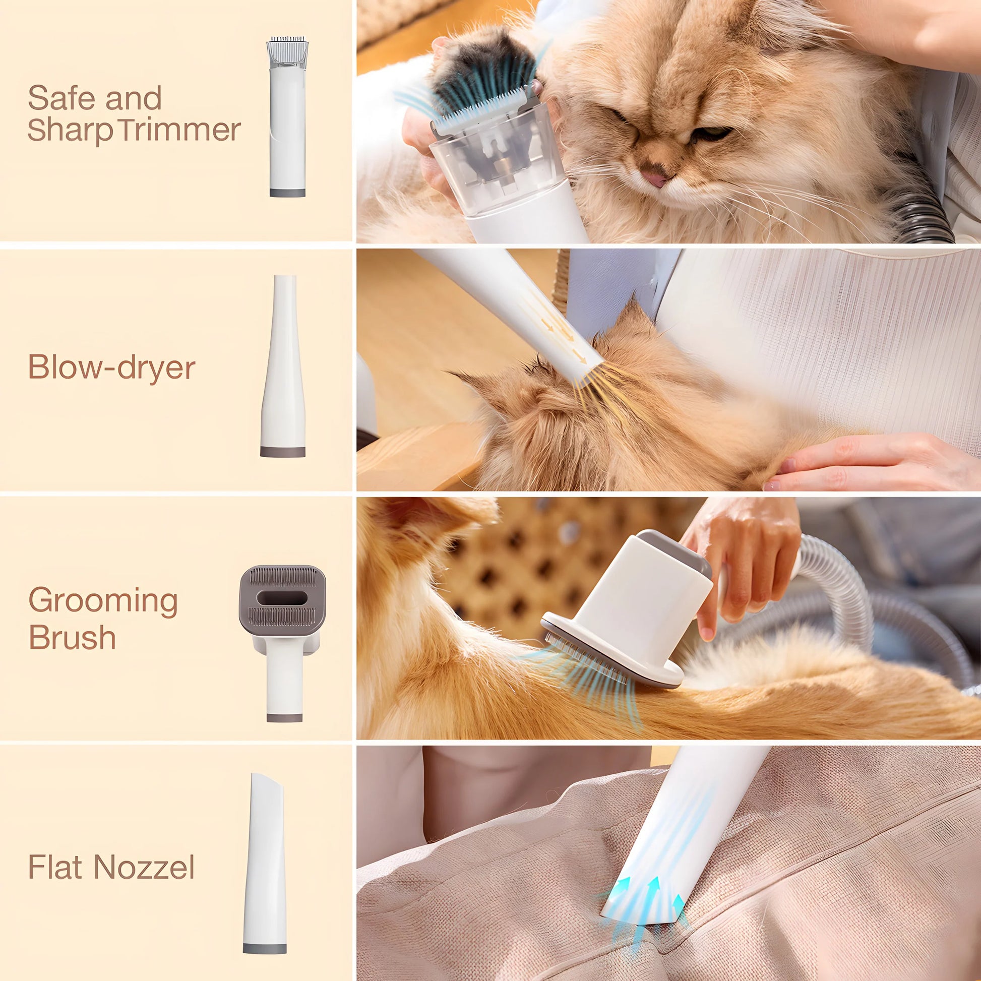 Revolutionize Your Pet Grooming with the Els Pet Groomdora 5-In-1 Grooming Vacuum Kit