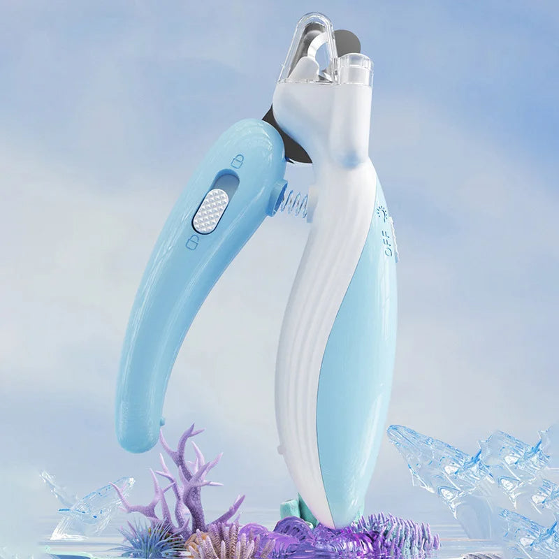 Professional Pet Nail Clippers with LED Light for Safe and Precise Grooming