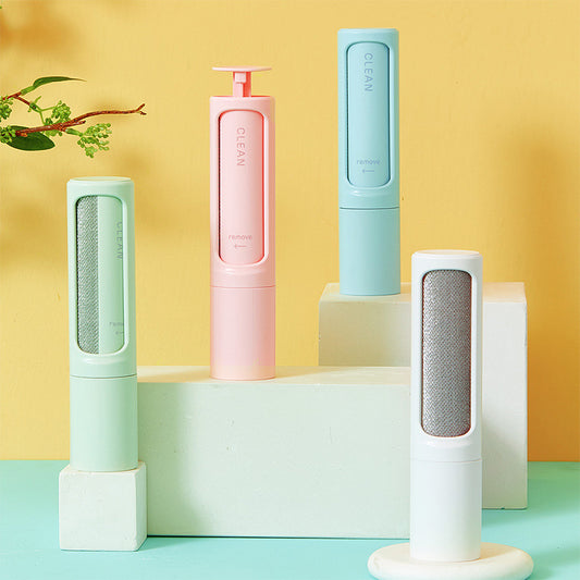 Effortless 2-in-1 Reusable Pet Hair Remover Brush for a Fur-Free Home