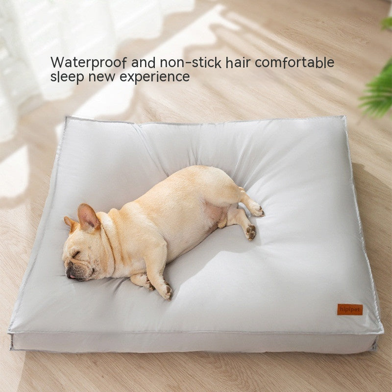 Premium Waterproof Memory Foam Pet Sleeping Bed for All Seasons