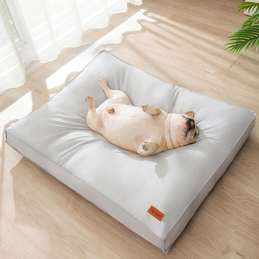 Premium Waterproof Memory Foam Pet Sleeping Bed for All Seasons