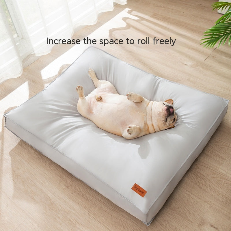 Premium Waterproof Memory Foam Pet Sleeping Bed for All Seasons