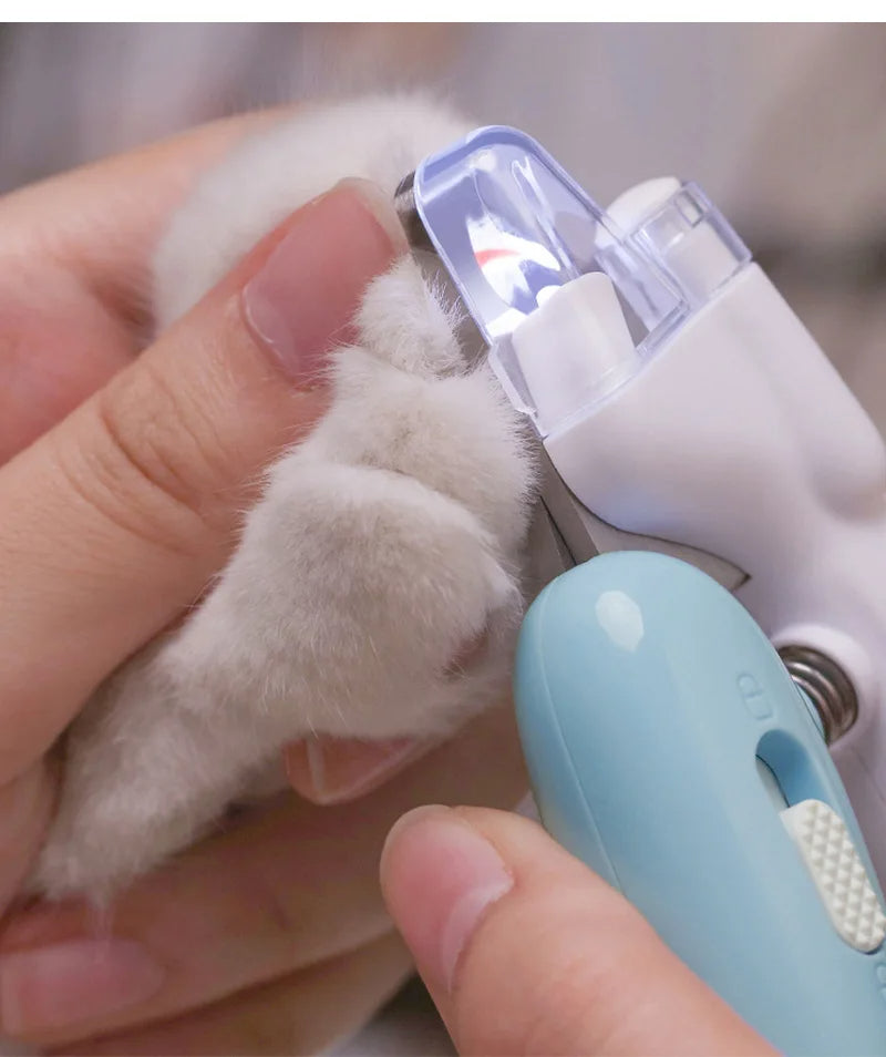 Professional Pet Nail Clippers with LED Light for Safe and Precise Grooming