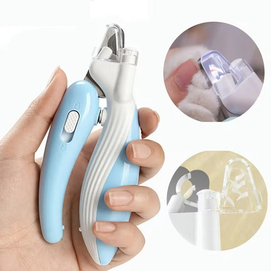 Professional Pet Nail Clippers with LED Light for Safe and Precise Grooming