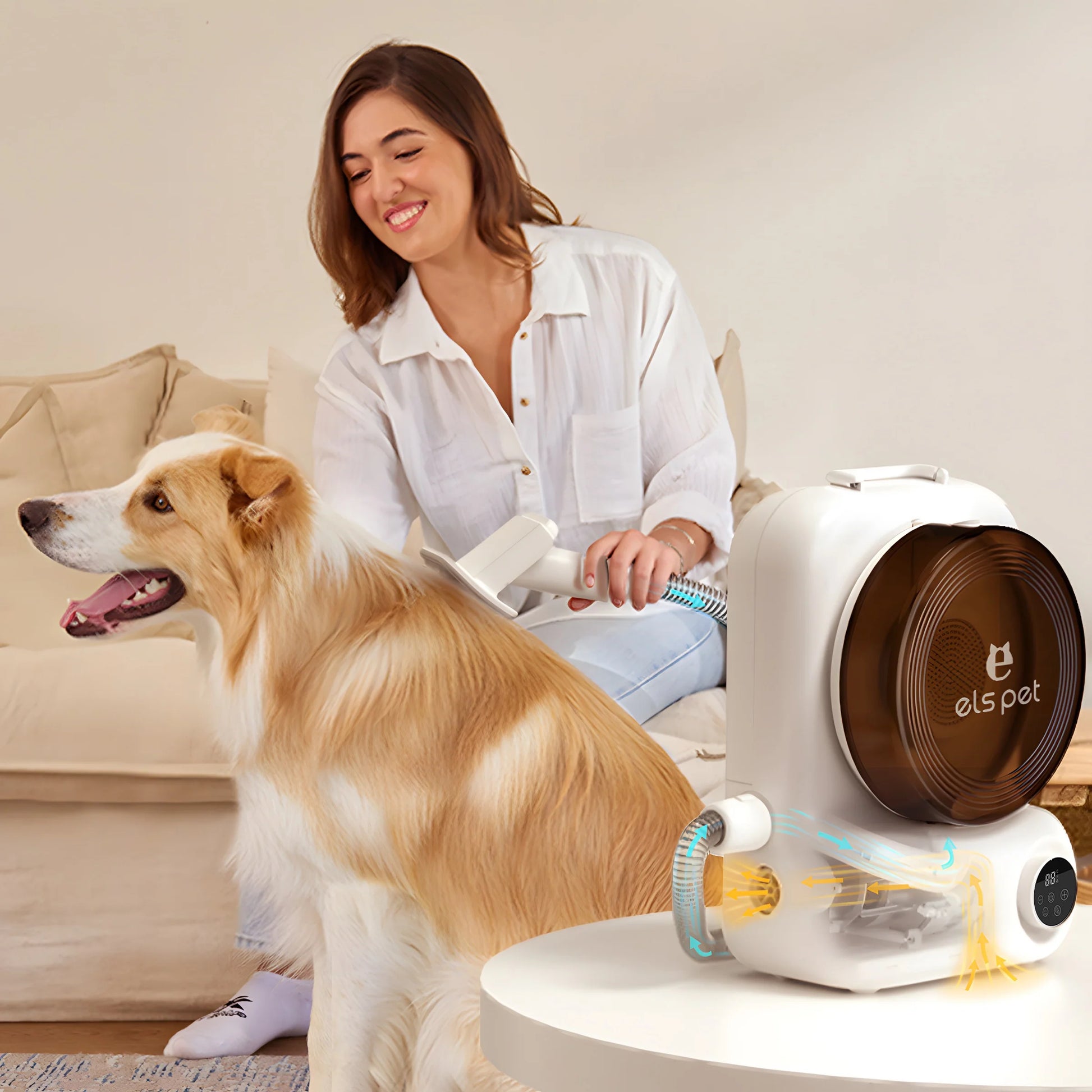 Revolutionize Your Pet Grooming with the Els Pet Groomdora 5-In-1 Grooming Vacuum Kit