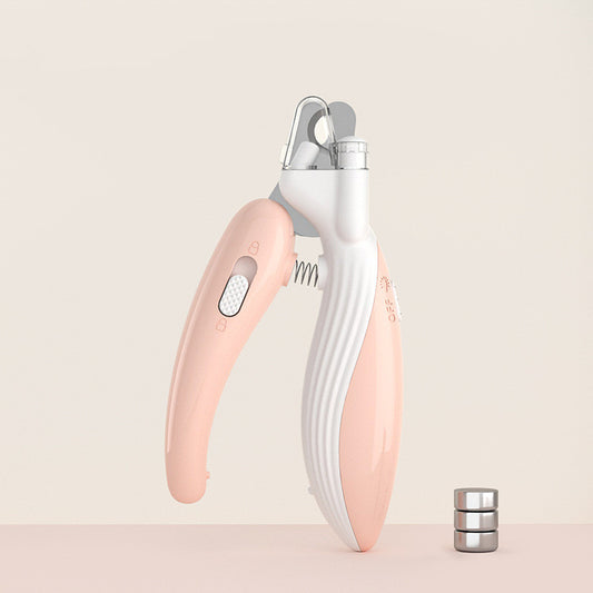 Professional Pet Nail Clippers with LED Light for Safe and Precise Grooming